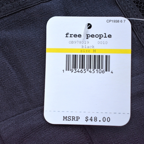 Last 1! FP She's Fancy Longline Bralette Black - Picture 10 of 12